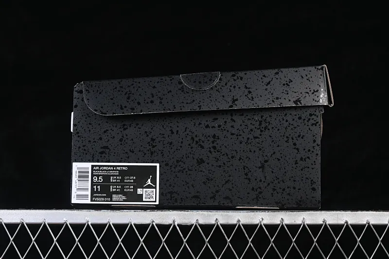 All categories Air Jordan Jordan series basketball shoes Air Jordan 4 TG version Air Jordan 4 Retro "Black Cat" AJ4 Joe 4 new black cat FV5029-010